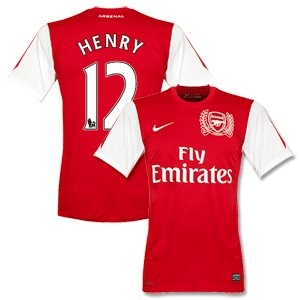 Thierry Henry erhält beim FC Arsenal das Trikot mit der Rückennummer 12